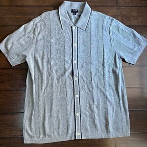 Todd Snyder Silk Cotton Short Sleeve Sweater Polo NWT